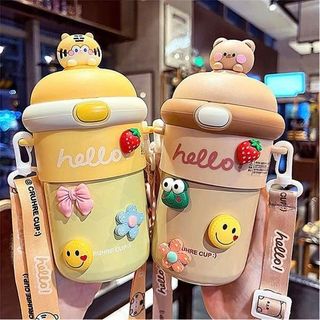 Bình Bọc Nhựa Hello Quai Xách ( THÙNG 48C )