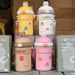 Bình Bọc Nhựa Hello Quai Xách ( THÙNG 48C )