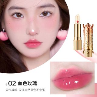 Son Thạch HIH Crystal Lipstick Vỏ Vàng – Son Dưỡng Đổi Màu Tự Nhiên, Căng Bóng, Giữ Ẩm, 3 Màu Hot Trend