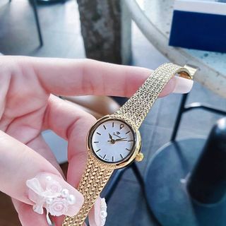 ĐỒNG HỒ NỮ CHÍNH HÃNG VINTAGE FUNMEI FL2148 MẶT TRÒN DÂY LƯỚI FULLBOX TEM