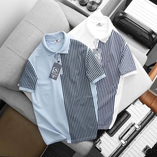 ÁO THUN CỔ BẺ THIẾT KẾ CAO CẤP FOM BODY POLO SRB 12 DURLI - THỜI TRANG HC