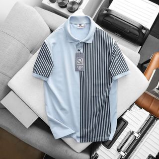 ÁO THUN CỔ BẺ THIẾT KẾ CAO CẤP FOM BODY POLO SRB 12 DURLI - THỜI TRANG HC