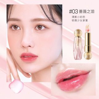 Son Thạch HIH Crystal Lipstick – Son Dưỡng Môi Đổi Màu Tự Nhiên, Lên Màu Căng Bóng, Giữ Ẩm Mềm Mượt