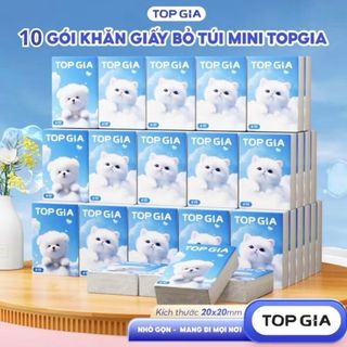 Khăn Giấy Mini TopGia Bỏ Túi