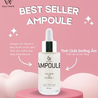 Tinh chất dưỡng da SALLY WHITE - AMPOULE 15ml dưỡng trắng da, hỗ trợ ngăn ngừa lão hoá và thâm sạm