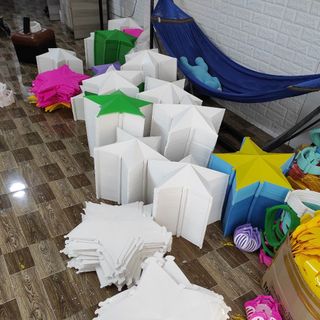 Lồng Đèn Nhựa Ngôi Sao 30cm