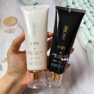 Sữa Rửa Mặt HIH Day & Night – Bộ Đôi Sáng & Tối, Làm Sạch Sâu, Kiểm Soát Dầu, Dưỡng Trắng Da 120g