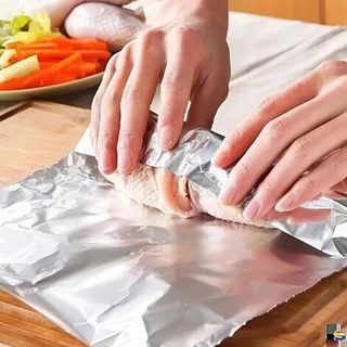 Cuộn giấy bạc nướng, bọc và giữ nóng thực phẩm 5mx30cm