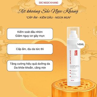 Xịt Khoáng Cấp Ẩm, Kiềm Dầu, Ngừa Mụn