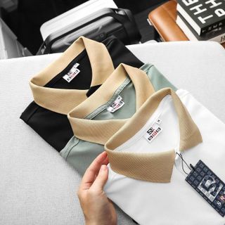 ÁO THUN CỔ BẺ THIẾT KẾ CAO CẤP FOM BODY POLO SRB13 LINE - THỜI TRANG HC