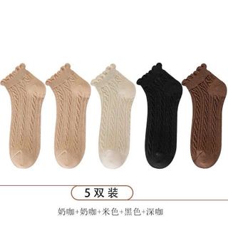 Set 10 đôi tất cổ ngắn nữ mix màu