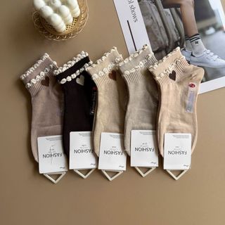 Set 10 đôi tất cổ ngắn nữ mix màu