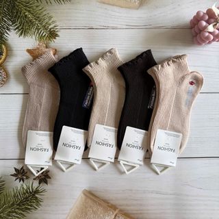Set 10 đôi tất cổ ngắn nữ mix màu