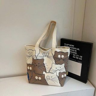TÚI TOTE MÈO MÀU – ĐI HỌC, ĐI LÀM, ĐI CHƠI ĐỀU CHUẨN STYLE A859 - WINNIE HOUSE