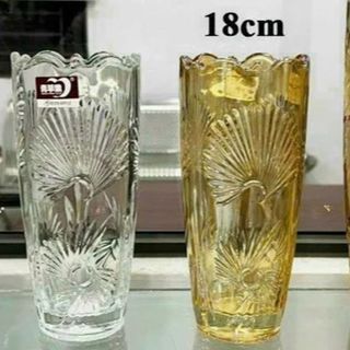 BÌNH CẮM HOA MIỆNG BÈO 18CM DELI VÀNG HP122- 1HA