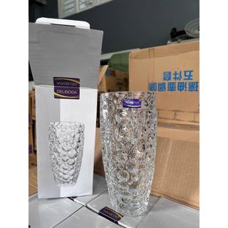BÌNH CẮM HOA CHẤM BI TRẮNG 25CM DELI DSHP2032- 3