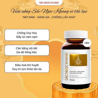 Viên Uống Sắc Ngọc Khang Vi Tảo Lục [Hộp 180 viên]