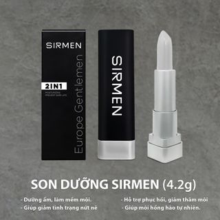 Son dưỡng nam 2 in 1 nguyên liệu châu Âu SIRMEN Europe Gentlemen 4.2g chiết xuất tự nhiên công nghệ EU-Nano