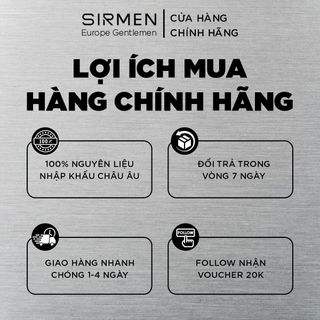 Son dưỡng nam 2 in 1 nguyên liệu châu Âu SIRMEN Europe Gentlemen 4.2g chiết xuất tự nhiên công nghệ EU-Nano