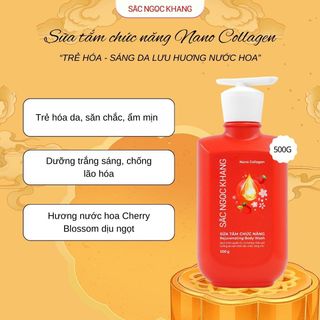Sữa Tắm Nano Collagen [Chai 500g] TẶNG 1 TRONG 2 QUÀ