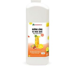 Đường Lỏng Vị Hoa Quả (Thùng 6 Chai x 2.5kg)