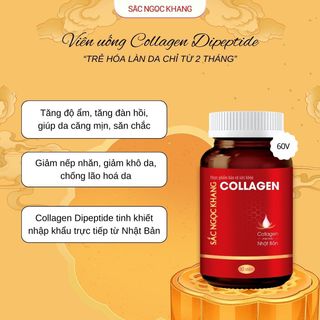Viên Uống Collagen Dipeptide Sắc Ngọc Khang [Hộp 60 Viên]