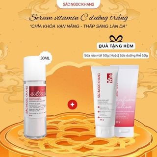 Serum Dưỡng Trắng Da Vitamin C [Chai 30ml] TẶNG 1 TRONG 2 QUÀ