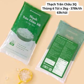 Thạch Trân Châu 3Q (Thùng 6 Túi x 2kg)