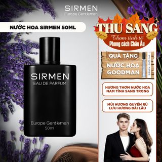 Nước hoa nam SIRMEN Signature Eau de Parfum Châu Âu Europe Gentlemen 50ml thơm tự nhiên sang trọng