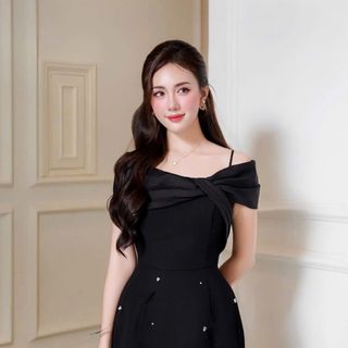 Đầm body trễ bái đính hạt sang trọng hàng cao cấp Sk756734