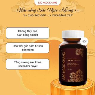 COMBO 03 Viên Uống Sắc Ngọc Khang ++ [Hộp 120 Viên] TẶNG 1 TRONG 2 QUÀ