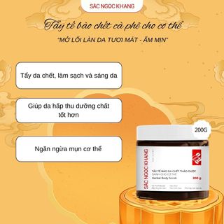 Tẩy Tế Bào Chết Cà Phê Cho Cơ Thể [Hộp 200g]