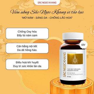 Viên Uống Sắc Ngọc Khang Vi Tảo Lục [Hộp 60 viên]