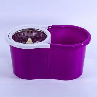 BỘ CÂY LAU NHÀ XOAY 360 ĐỘ LỒNG INOX