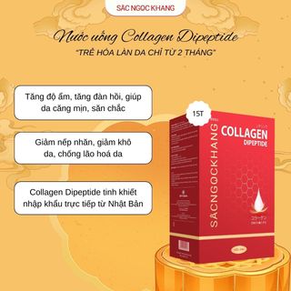 Nước Uống Collagen Dipeptide Sắc Ngọc Khang [Hộp 15 Túi]