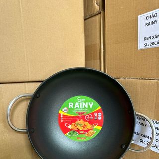 CHẢO XÀO SẦN ĐÁY ÉP MIỆNG RAINY TO GATHER (BLACK,GOLD)