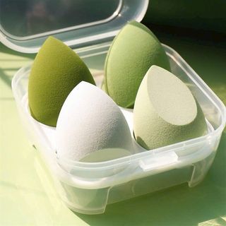 Hộp 4 Mút Trang Điểm, Mút Tán Kem Nền
