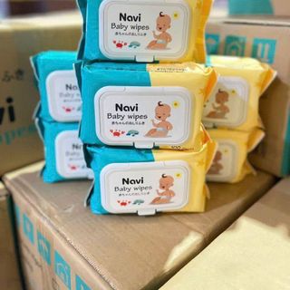 KHĂN ƯỚT CAO CẤP NAVI 100 TỜ KHÔNG MÙI
