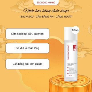 Nước Hoa Hồng Thảo Dược Sắc Ngọc Khang [Chai 145ml]