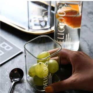Cốc Thủy Tinh Vuông Chịu Nhiệt 380ml HC ( THÙNG 120C)