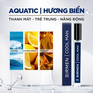[Chai có hộp -  10ml] Nước hoa nam SIRMEN Signature Eau de Parfum Châu Âu Europe Gentlemen chai 10ml thơm tự nhiên sang trọng