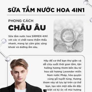 Bộ quà tặng cho nam Madrid Matador -  Gồm Sữa tắm gội nam 4IN1, Dầu gội xả dưỡng 2IN1 và Dung dịch vệ sinh 3IN1 SIRMEN | TẶNG TÚI XÁCH & NƯỚC HOA 10ML