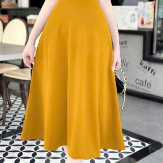 Đầm thiết kế xoè choàng vai sang trọng hàng cao cấp Sk756832