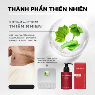 Bộ quà tặng cho nam LYON EUROPE - Gồm Sữa tắm nam 350g và Dung dịch vệ sinh nam 100g SIRMEN Europe Gentlemen chiết xuất cao cấp công nghệ tiên tiến | TẶNG TÚI XÁCH & NƯỚC HOA 10ML