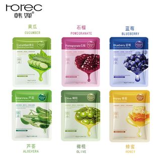 Combo Mặt Nạ Dưỡng Da ROREC 30g – Cucumber, Pomegranate, Blueberry, Aloe Vera, Olive, Honey