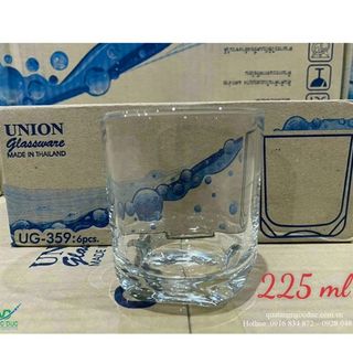 Bộ 6 cốc thủy tinh UG 359 ( THÙNG 12B)