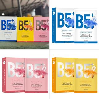 Hộp 10 miếng Mặt Nạ B5+ Yuejiin Brightening & Glowing B5 Vitamin C Concentrated Mask (Mẫu Mới)