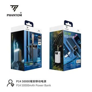 Sạc dự phòng phantom P14, 50000mah