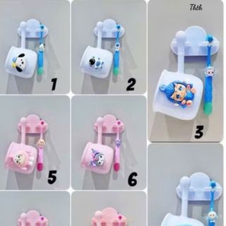 Bộ cốc kèm bàn chải đánh răng cho bé nhân vật hoạt hình