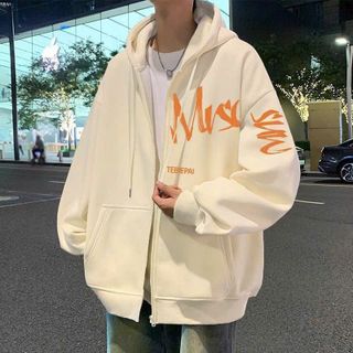 Áo Khoác Zip Chất Nỉ Dày Mịn Cho Nam -logo in MRS